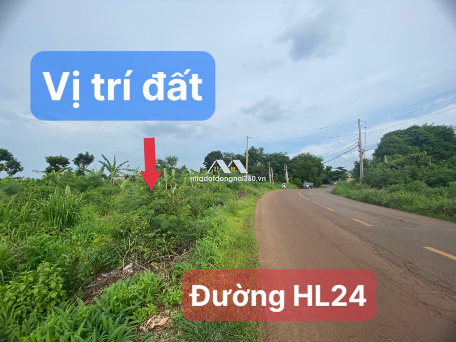 Bán đất tại Đường Hương lộ 24, Xã Thanh Bình, Huyện Trảng Bom, Đồng Nai giá 3 tỷ  400 triệu