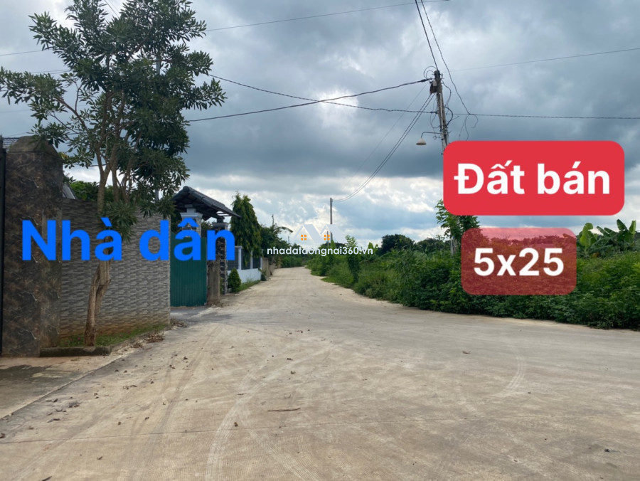Bán đất nền TC sổ sẵn xã Sông Trầu, Trảng Bom Đồng Nai chỉ 800 tr/nền