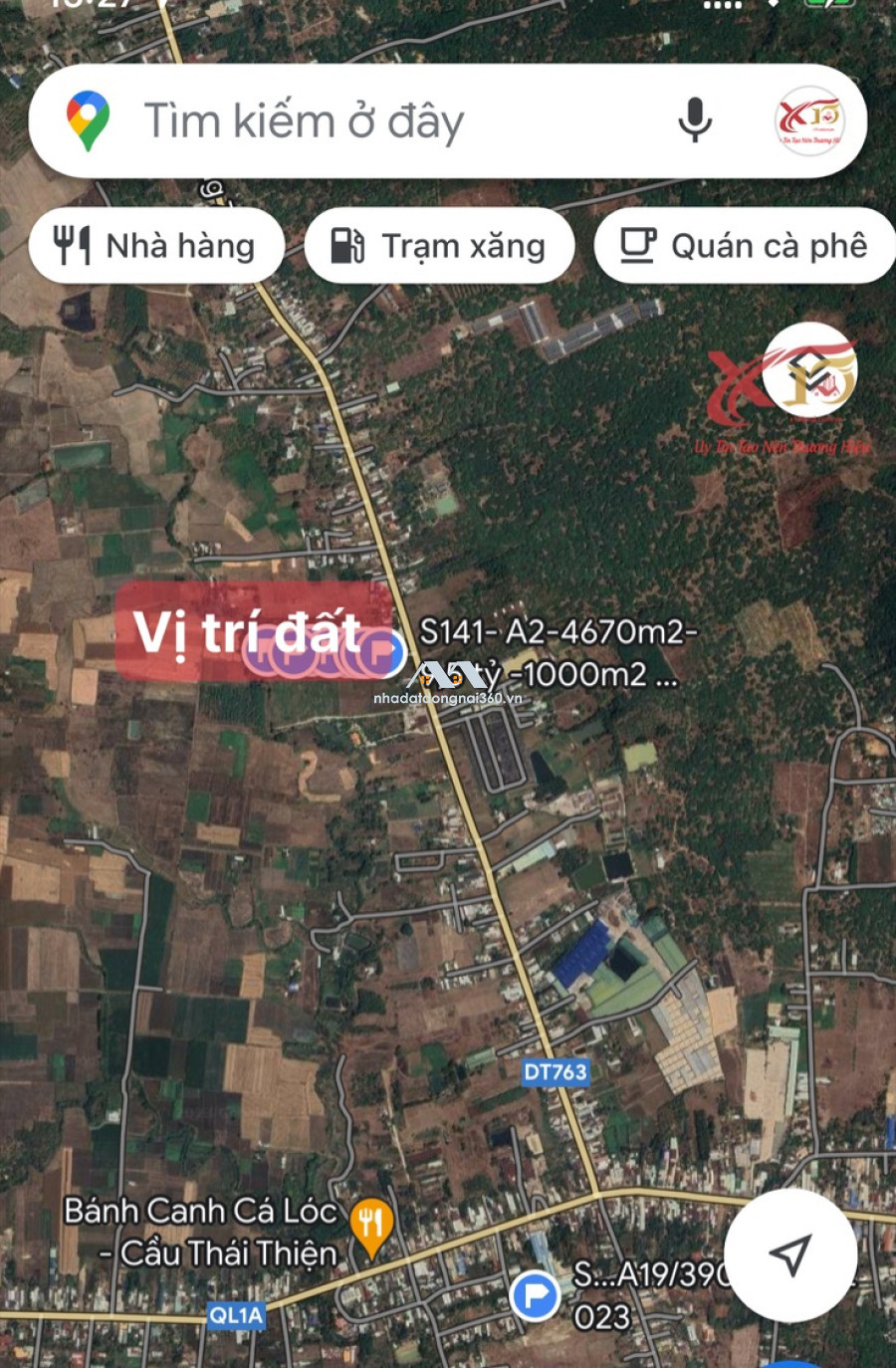 Bán 10 lô đất sào xã Suối Cát Huyện Xuân Lộc giá 1.7 tỷ/sào