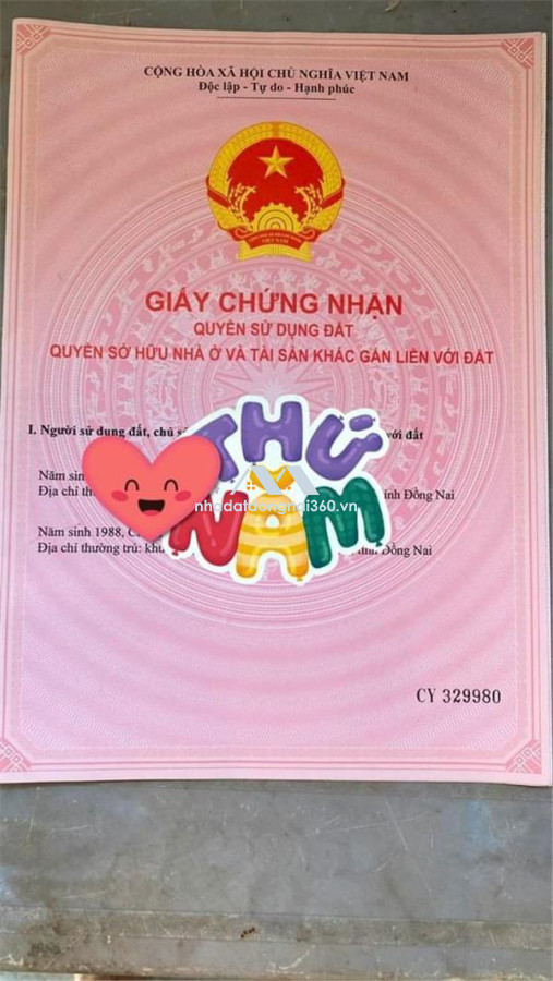 CHÍNH CHỦ Cần Bán Căn Nhà Tại Hẻm Số 10 Lý Thái Tổ, Phú Hữu, Nhơn Trạch, Đồng Nai