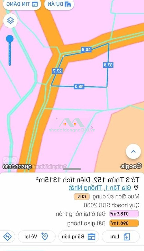Đất Nông Nghiệp + 1315M2+ Tthh Đức Mẹ Núi Cúi, Đồng Nai