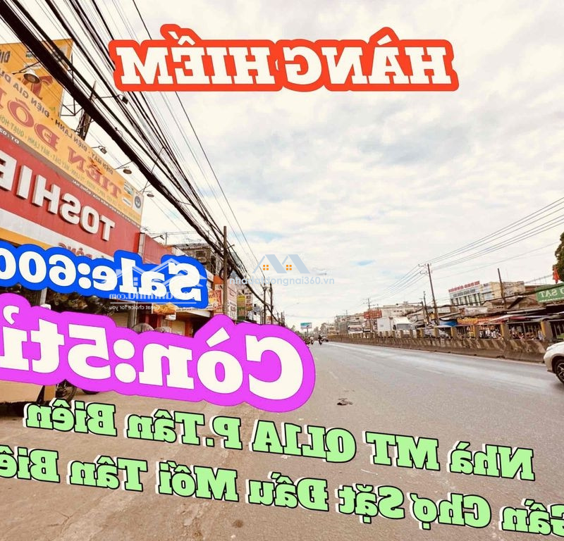 Nhà Mặt Tiền Ql1A Ngay Chợ Sặt Đầu Mối Tân Biên Cv 30/4 Tp.biên Ho